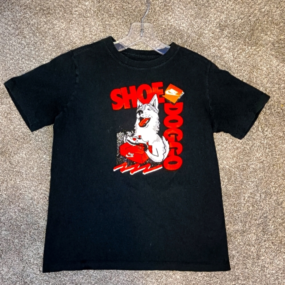 Black Nike Shoe doggo shirt